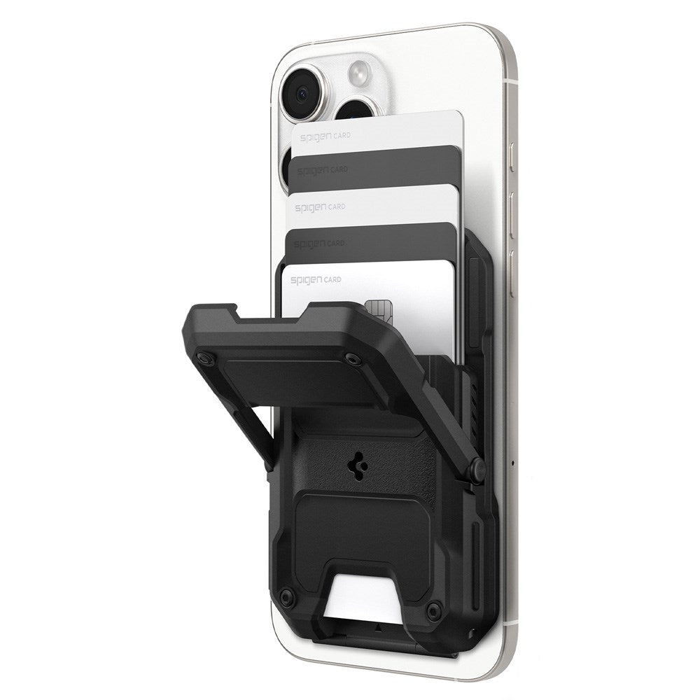 Spigen Tough Armor Pro Korthållare - MagSafe Kompatibel - Svart