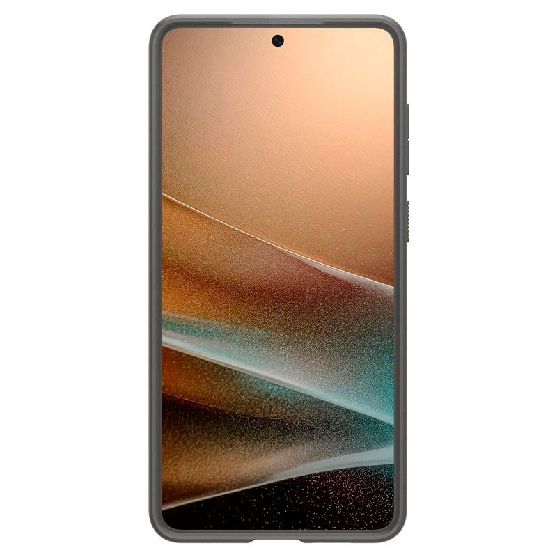 Samsung Galaxy S25 Edge Spigen Liquid Air - Flexibelt Plast Skal - Grå