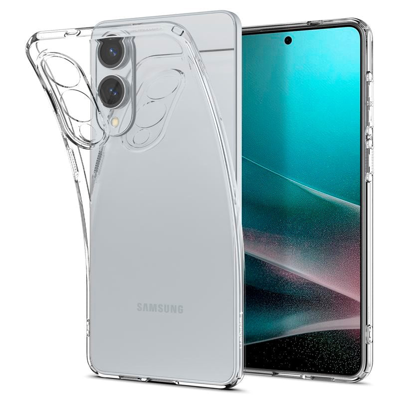 Samsung Galaxy S25 Edge Spigen Liquid Crystal Skal - Genomskinlig