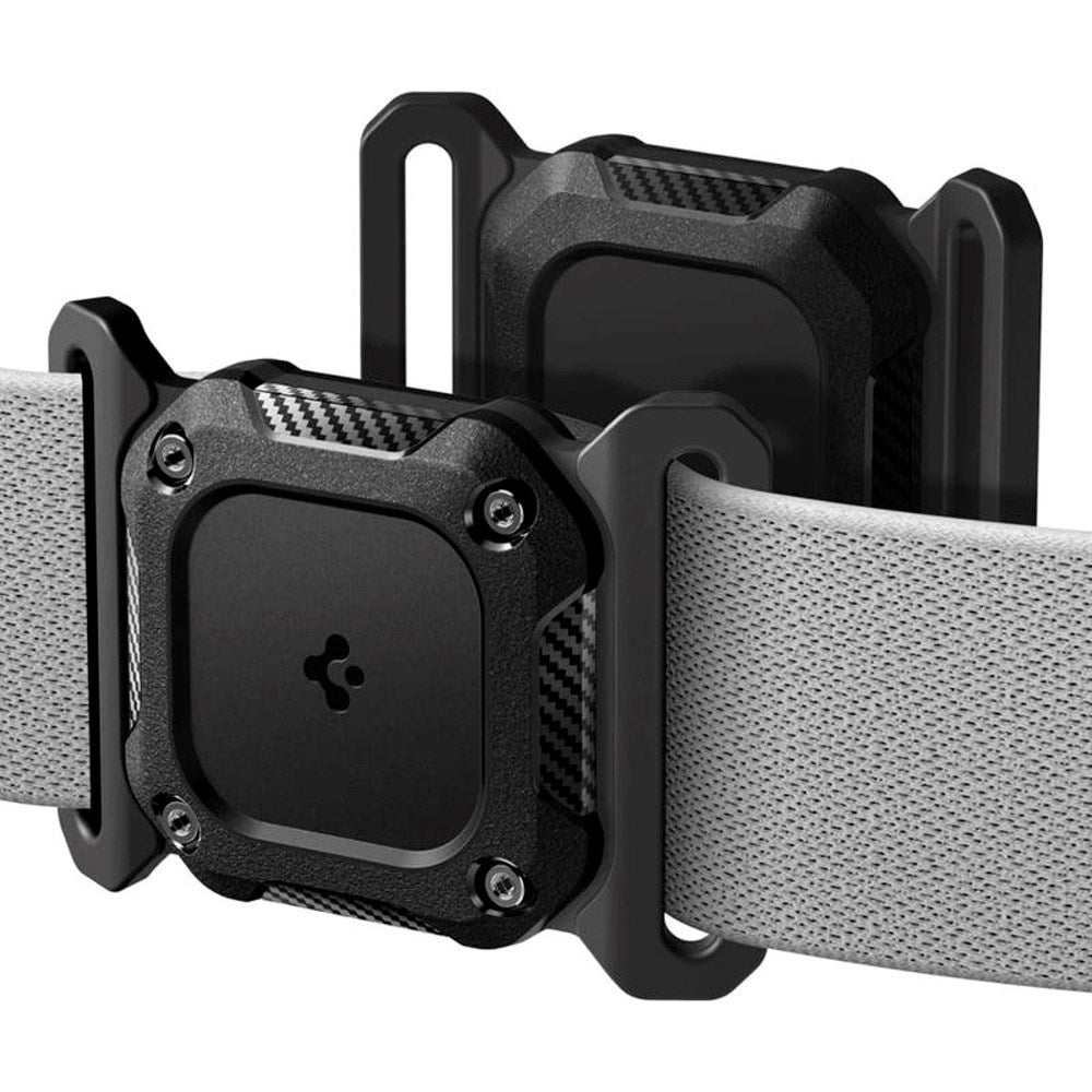Spigen Tough Armor AirTag 1. & 2. Gen. Skal för Husdjur - Svart