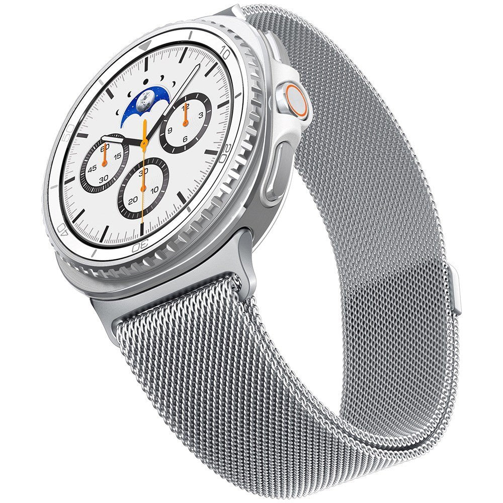 Samsung Galaxy Watch 8 / 8 Classic (40 / 44 / 46mm) Spigen Metal Fit Klockarmband - Silver