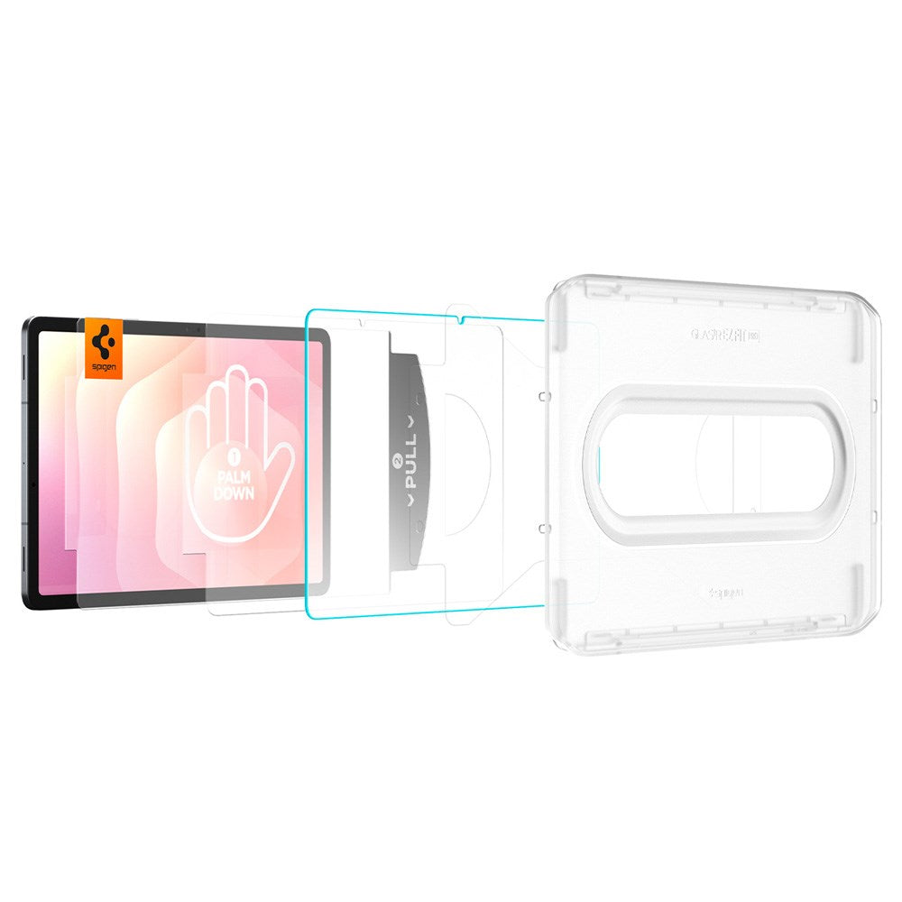 Samsung Galaxy Tab S11 Spigen Glass tR EZ Fit Pro Skärmskyddsglas m. Installationsram - Genomskinlig
