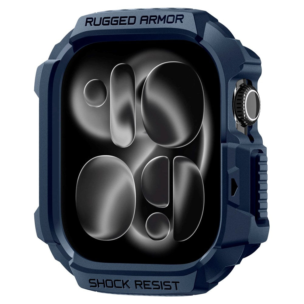 Apple Watch 11 / 10 (42mm) Spigen Rugged Armor 2 Skal - Blå