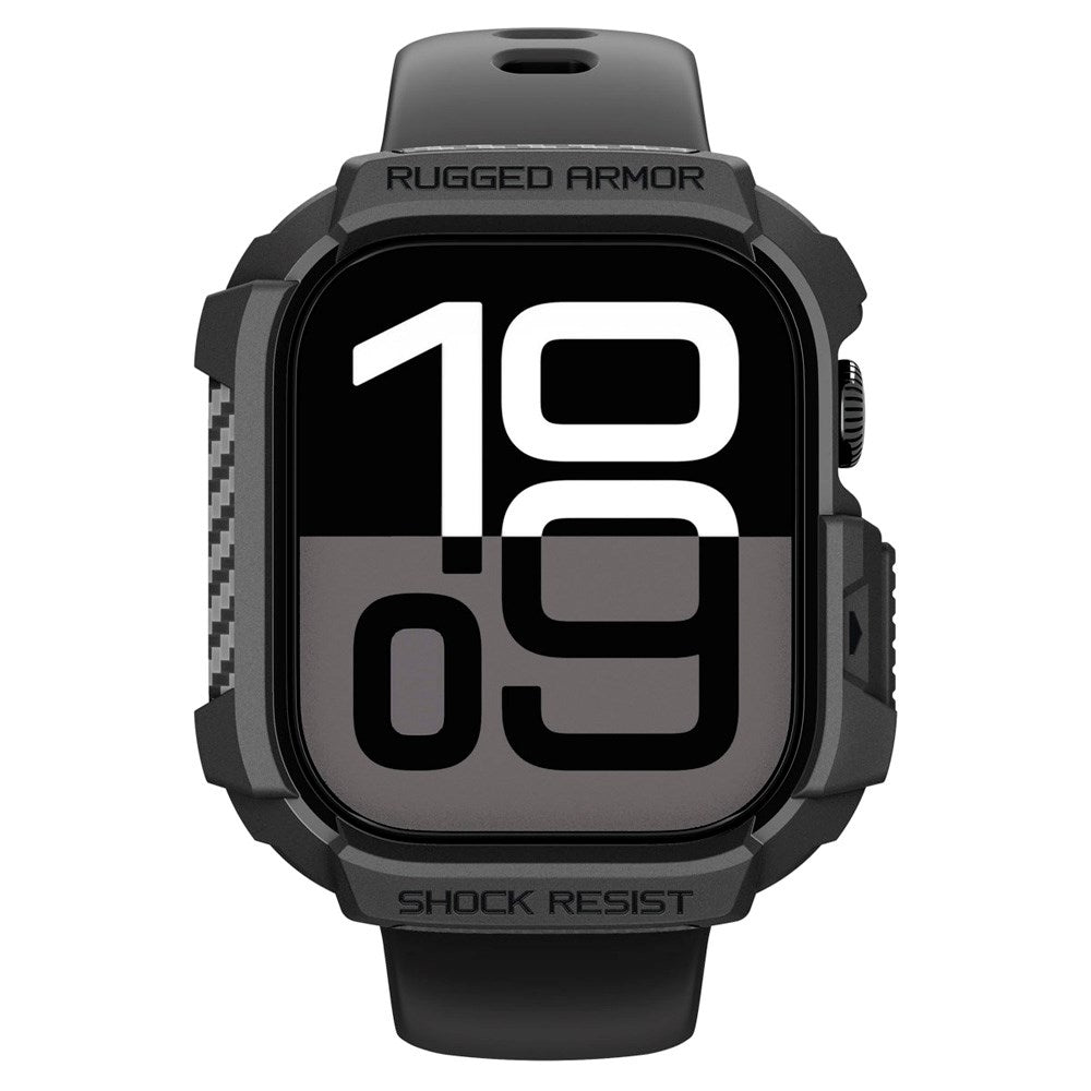 Apple Watch 11 / 10 (46mm) Spigen Rugged Armor 2 Skal - Svart