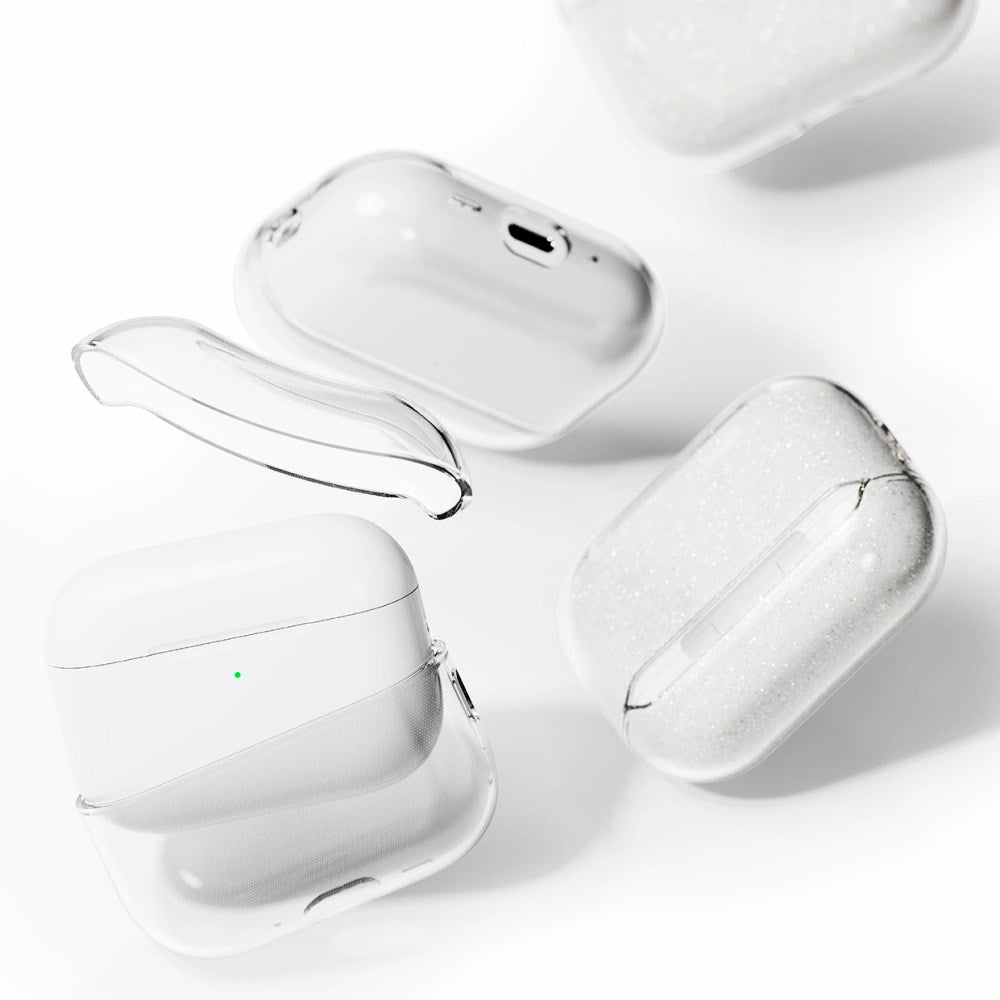 Apple AirPods Pro (3. gen.) Ringke Air Skal - Genomskinlig / Glitter