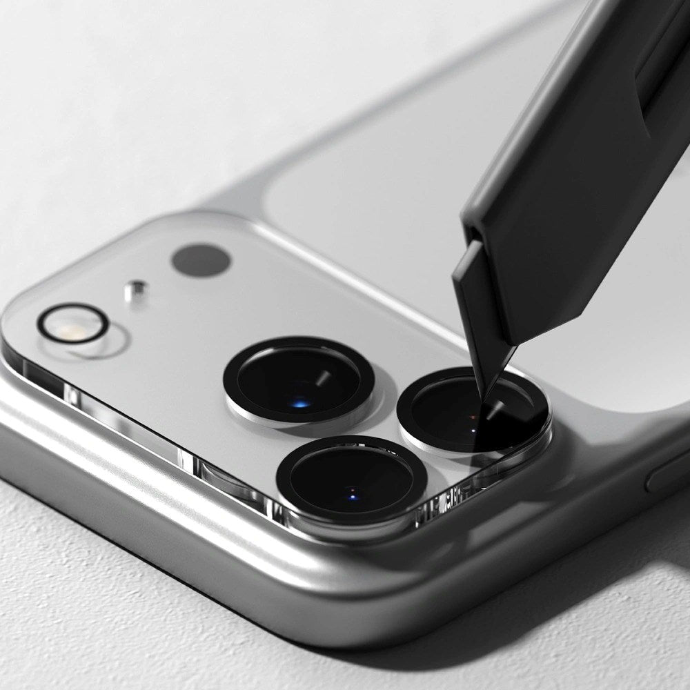 iPhone 17 Pro Max Ringke Kameralinsskydd Glas - 2 st. - Genomskinlig / Svart