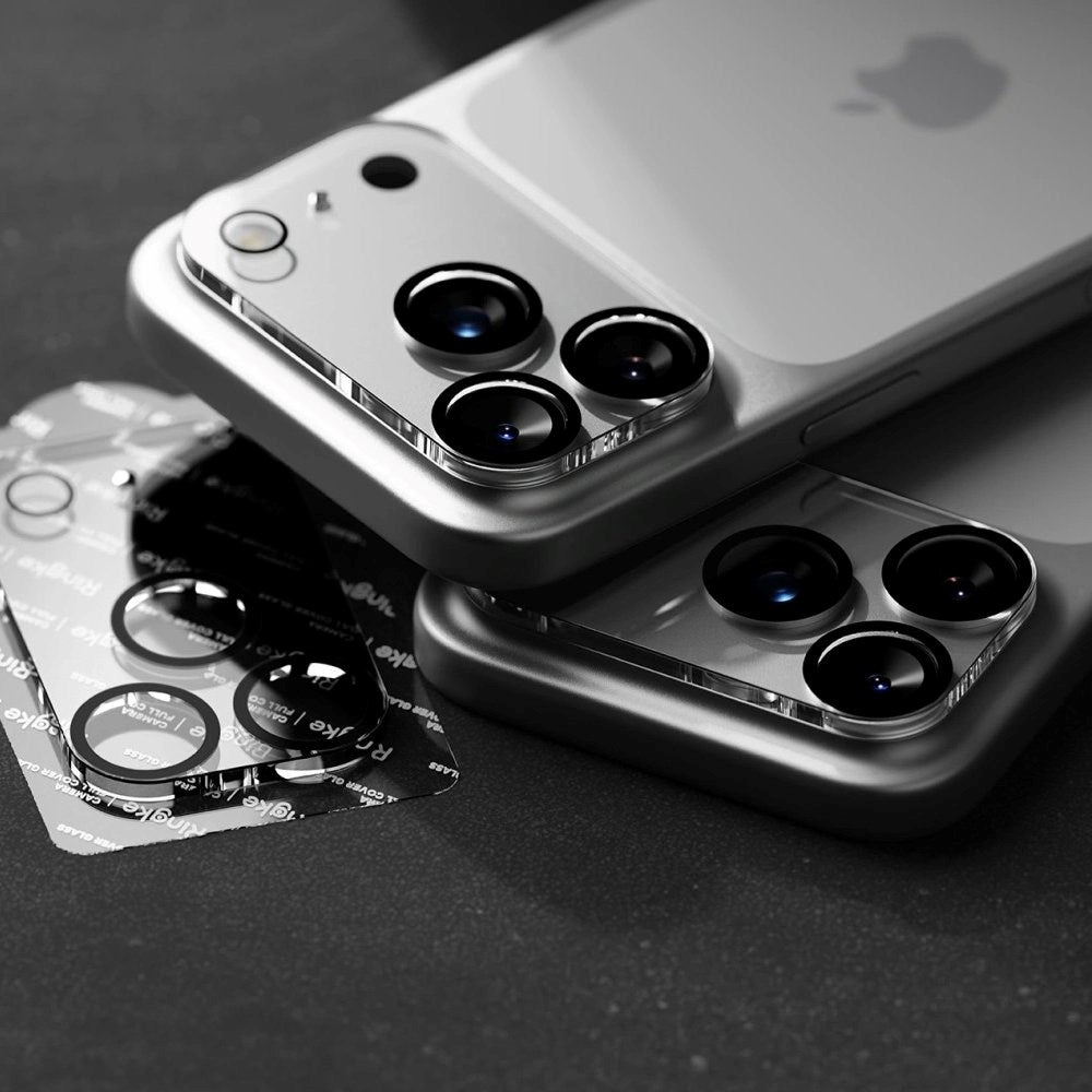 iPhone 17 Pro Max Ringke Kameralinsskydd Glas - 2 st. - Genomskinlig / Svart