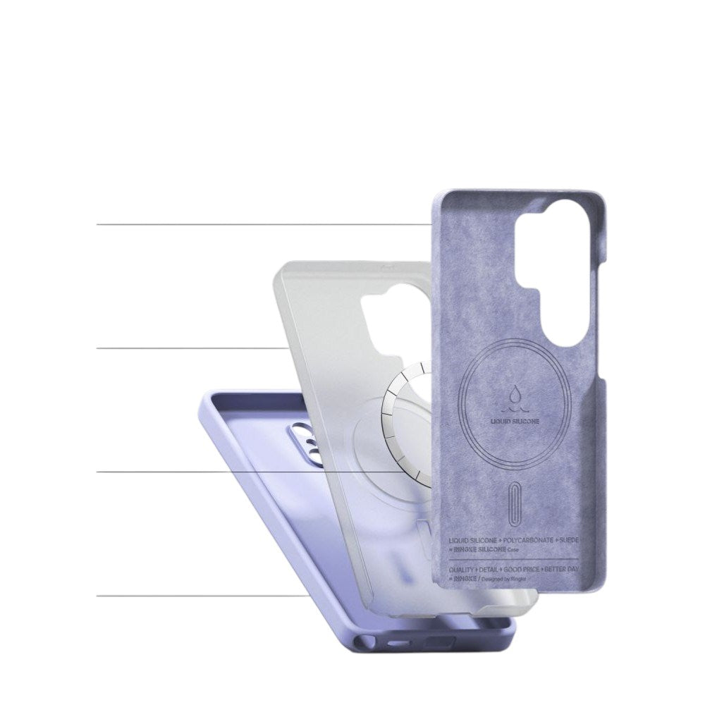 Samsung Galaxy S26 Ultra Ringke Silikon Skal - MagSafe Kompatibel - Lila