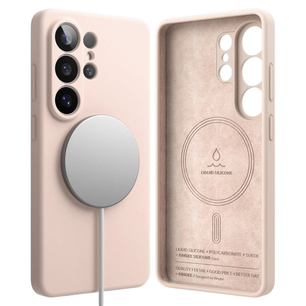 Samsung Galaxy S26 Ultra Ringke Silikon Skal - MagSafe Kompatibel - Rosa