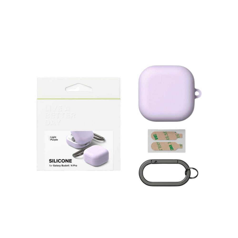 Samsung Galaxy Buds 4 / 4 Pro Ringke Silikon Skal - Lila