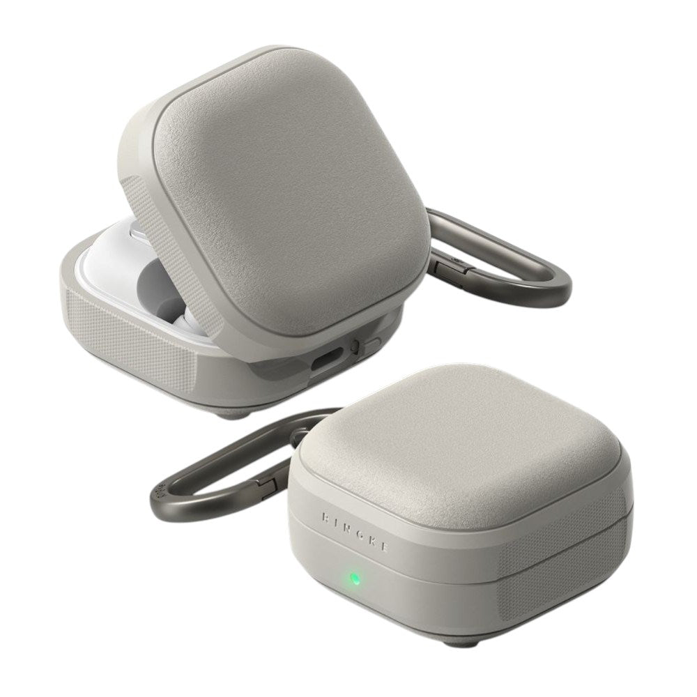 Samsung Galaxy Buds 4 / 4 Pro Ringke Onyx Magnetiskt Plast Skal - Grå