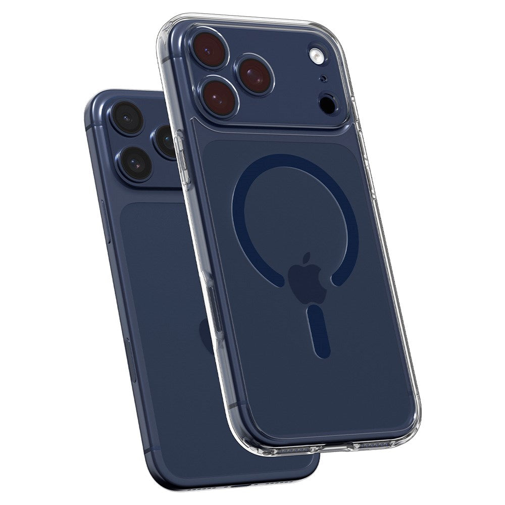 iPhone 17 Pro Max Spigen Ultra Hybrid Skal - MagSafe Kompatibel - Genomskinlig / Blå