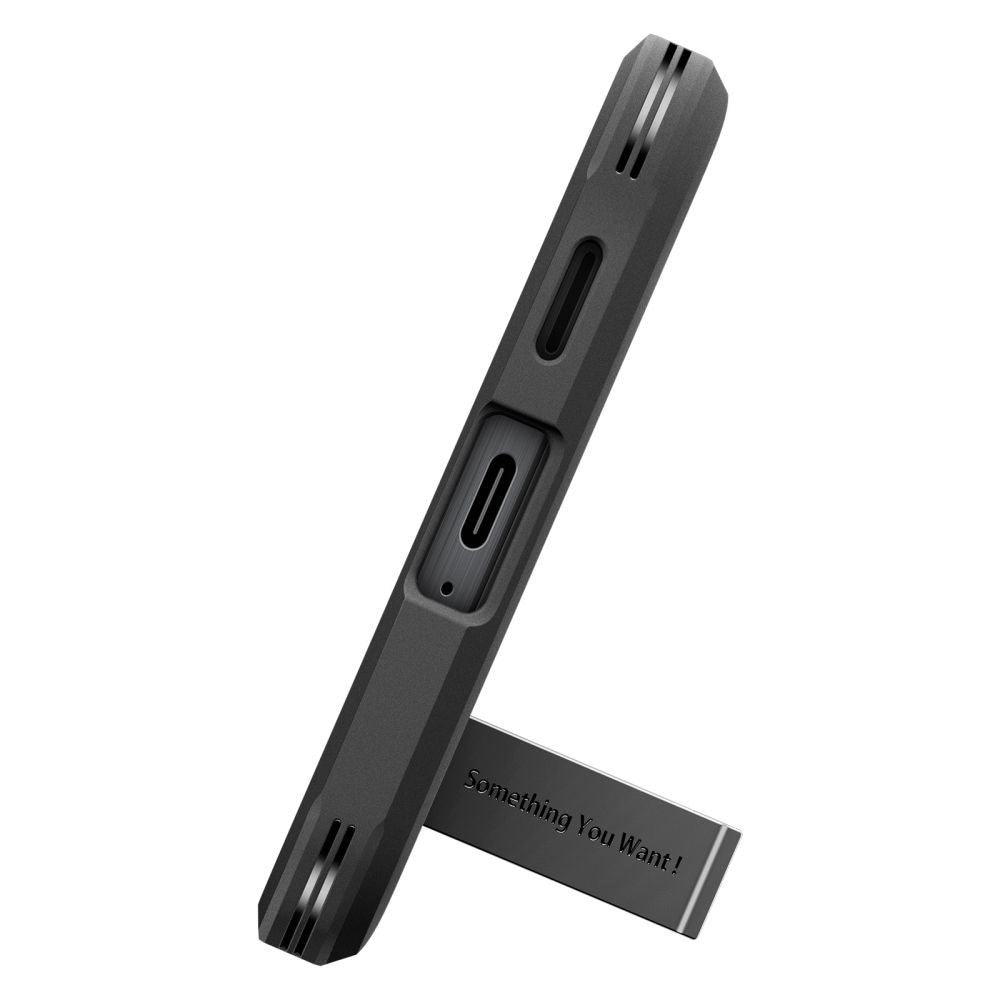 Samsung Galaxy A57 Spigen Tough Armor T Skal med Stativ - Svart