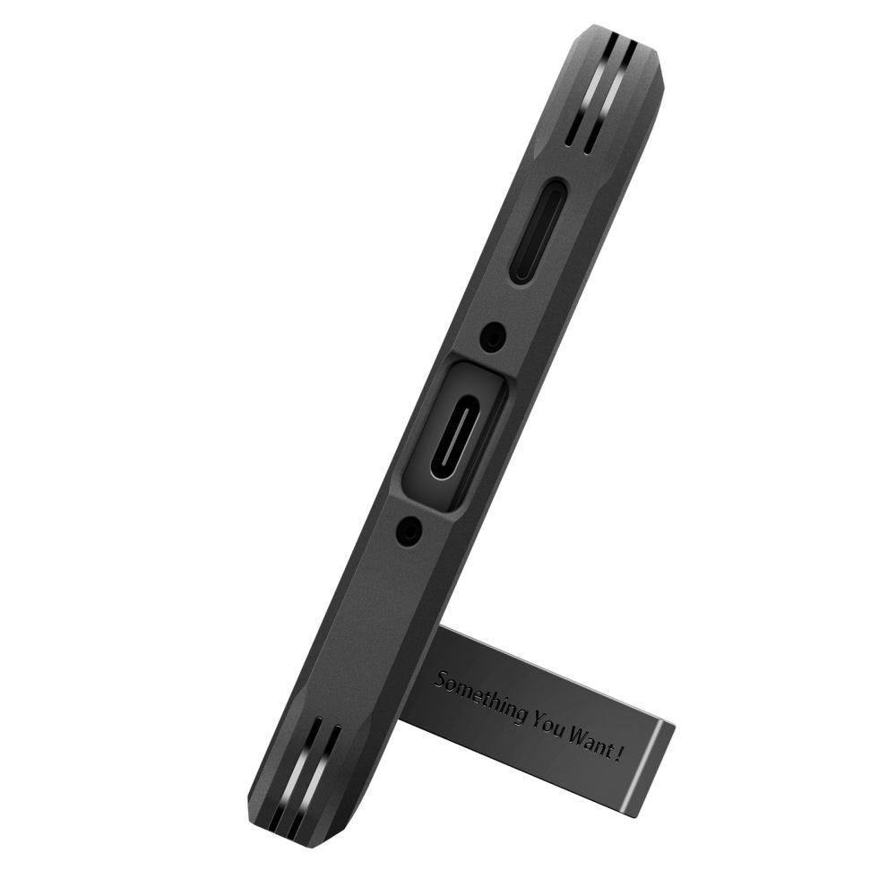 Samsung Galaxy A37 Spigen Tough Armor T Skal med Stativ - Svart