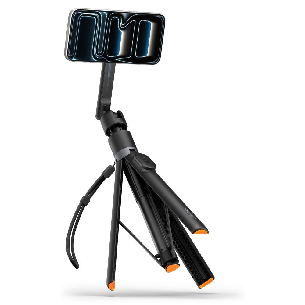 S582W Bluetooth Selfie Stick Tripod Spigen - MagSafe Kompatibel - Svart