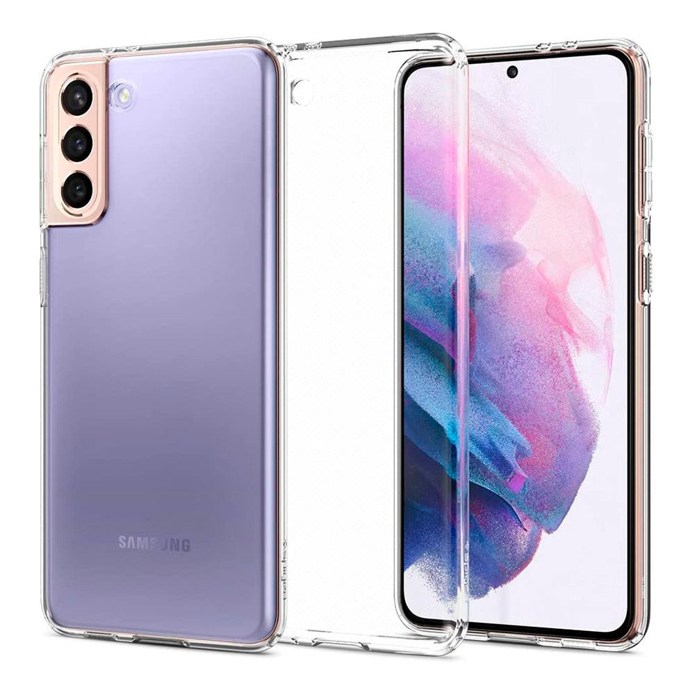 Samsung Galaxy S21 Spigen Liquid Crystal Skal - Transparent