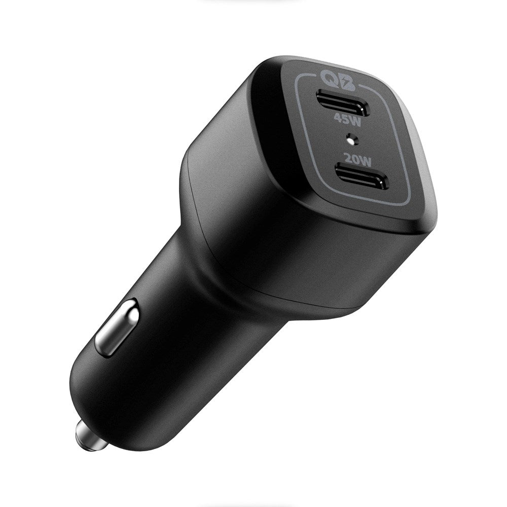 Spigen PowerArc ArcStation Billaddare PD 65W med 2 x USB-C - Svart
