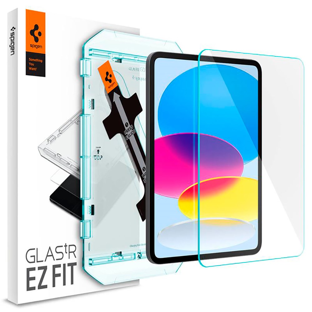 iPad 11" (2025) / iPad 10.9" (2024/2022) Spigen EZ Fit Glas.tR Skärmskydd - Case Friendly - Genomskinlig