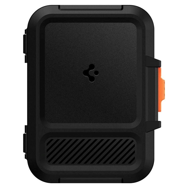 Spigen Lock Fit Magnetisk Korthållare - MagSafe Kompatibel - Svart / Orange