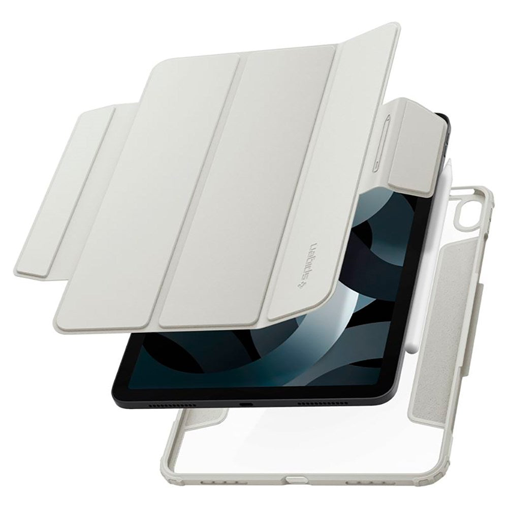 iPad Air 10.9-11" (2025-2020) Spigen Air Skin Pro Läder Flip Fodral - Grå