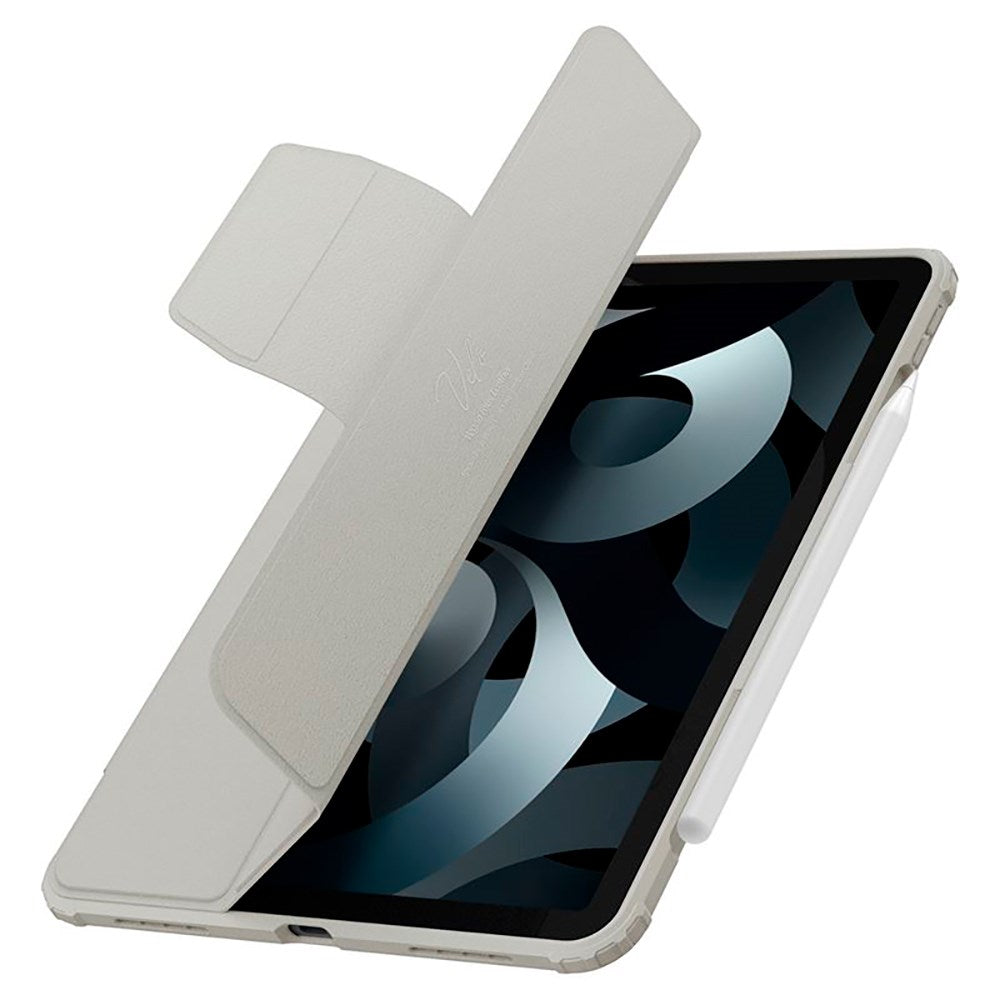 iPad Air 10.9-11" (2025-2020) Spigen Air Skin Pro Läder Flip Fodral - Grå