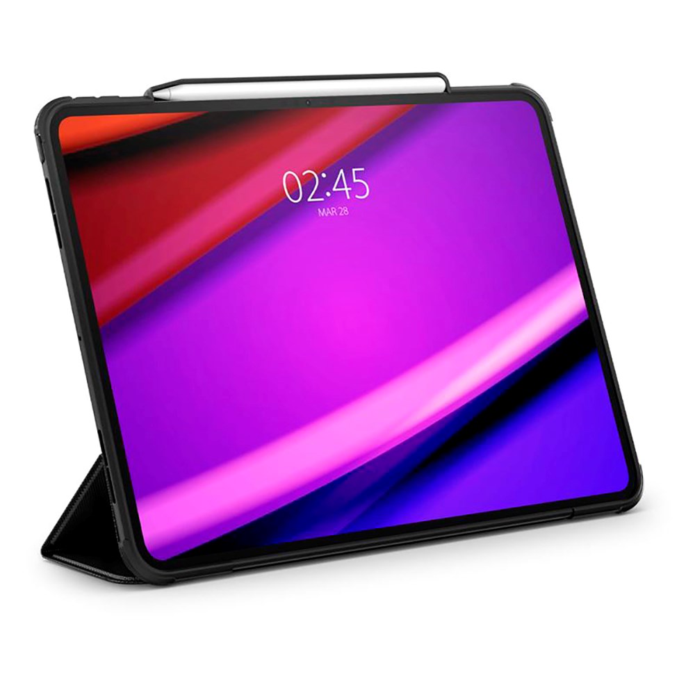 iPad Pro 13" (2025 / 2024) Spigen Rugged Armor Pro Fodral med Apple Pencil Hållare - Svart