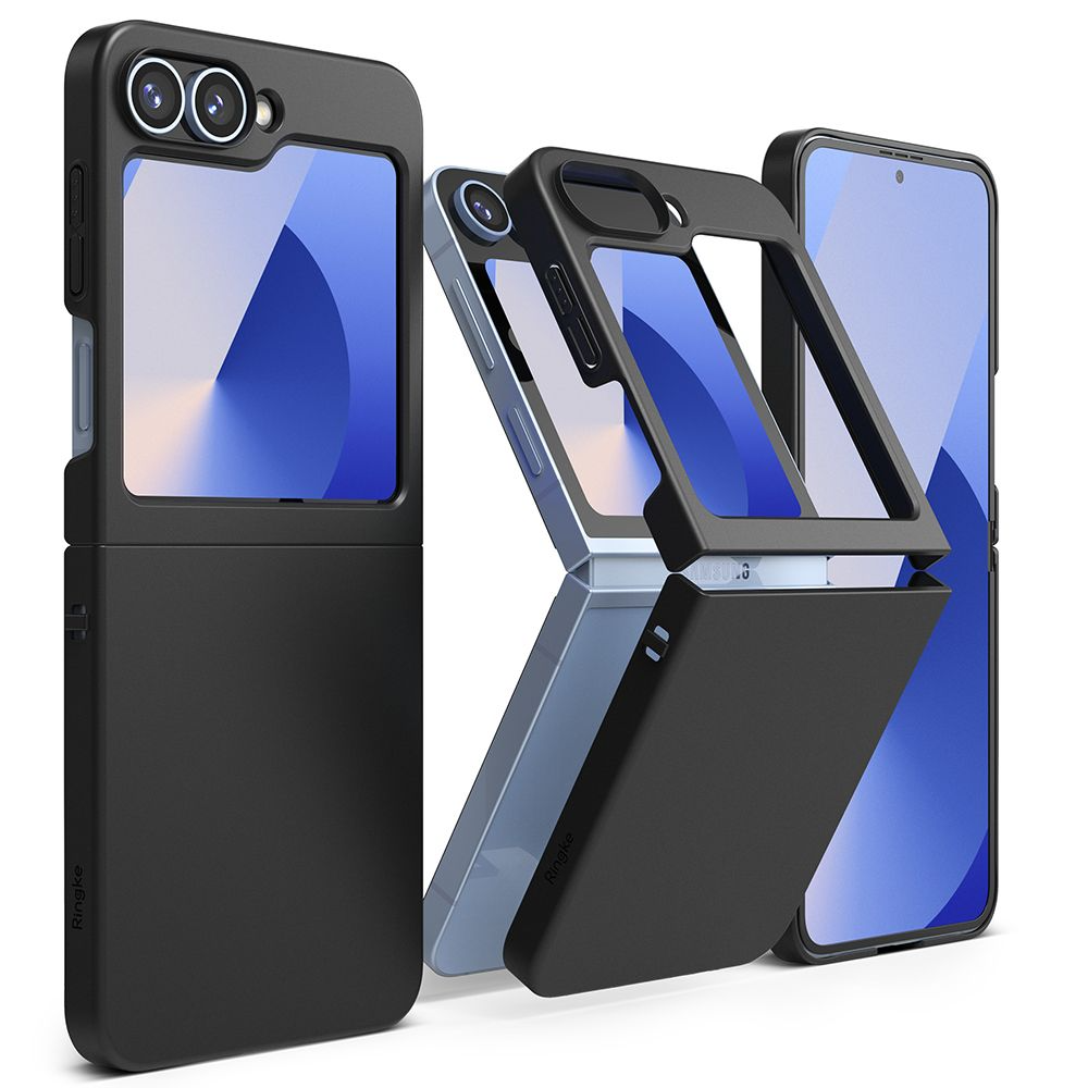 Samsung Galaxy Z Flip7 FE / Flip6 Ringke Slim Plast Skal - Svart