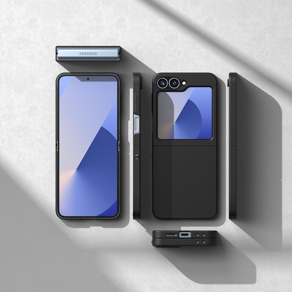 Samsung Galaxy Z Flip7 FE / Flip6 Ringke Slim Plast Skal - Svart