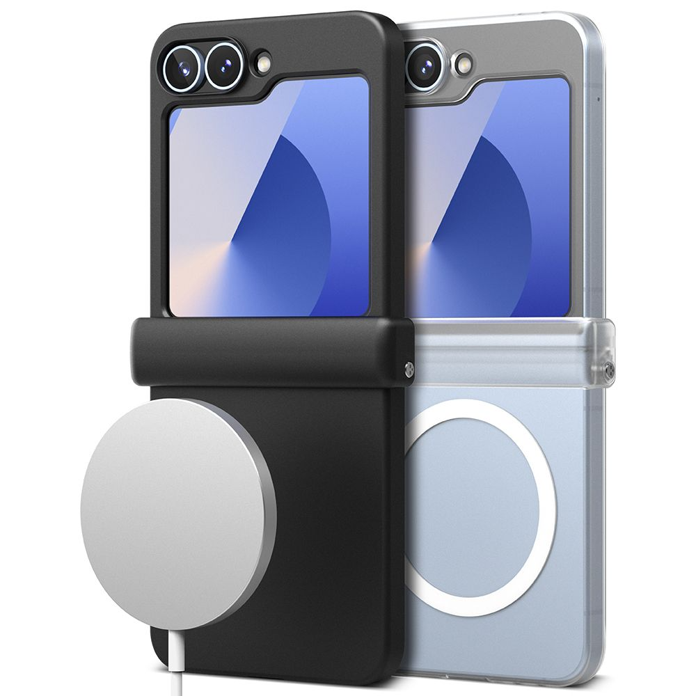 Samsung Galaxy Z Flip7 FE / Flip6 Ringke Slim Hinge Plast Skal - MagSafe Kompatibel - Svart