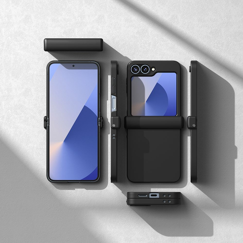 Samsung Galaxy Z Flip7 FE / Flip6 Ringke Slim Hinge Plast Skal - MagSafe Kompatibel - Svart