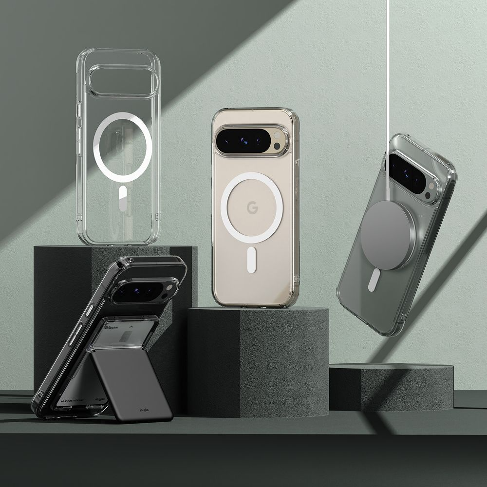 Google Pixel 9 / 9 Pro Ringke Fusion Flexibelt Plast Skal - MagSafe Kompatibelt - Transparent