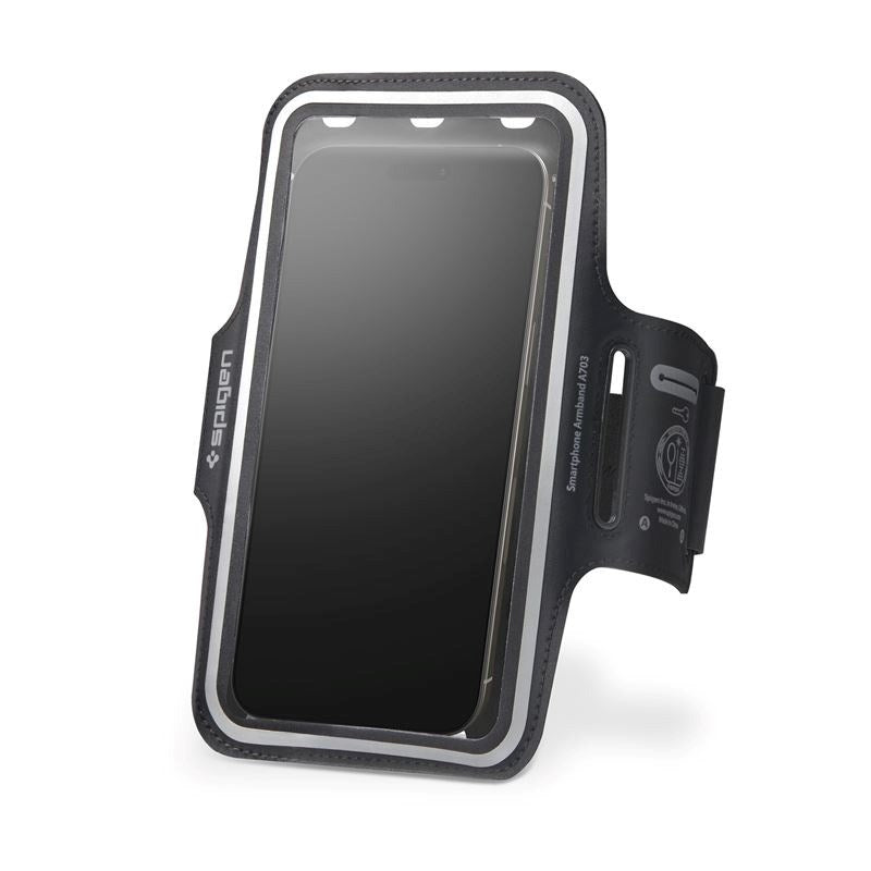 Spigen Universellt Dynamic Shield Löpararmband (Max. Mobil: 6.9") - Svart
