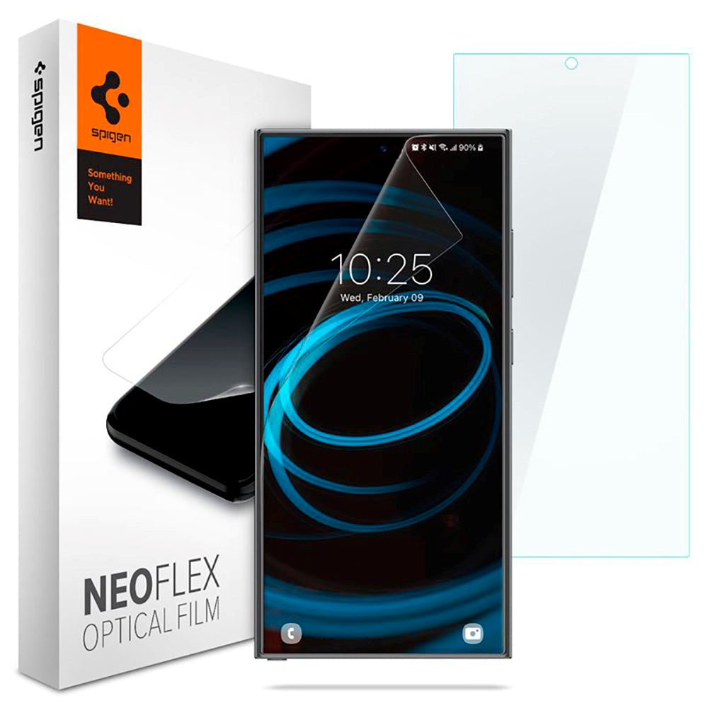Samsung Galaxy S24 Ultra Spigen NeoFlex Skärmskydd i Plast - 2-Pak - Genomskinlig