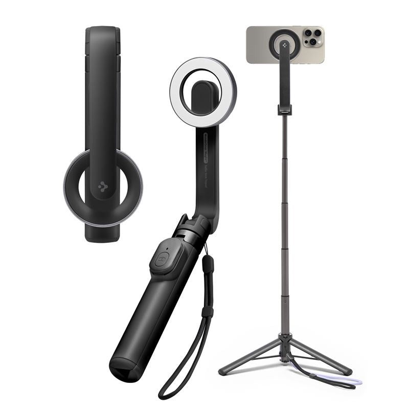 Spigen Tripod Selfie Stick - MagSafe Kompatibel - Svart