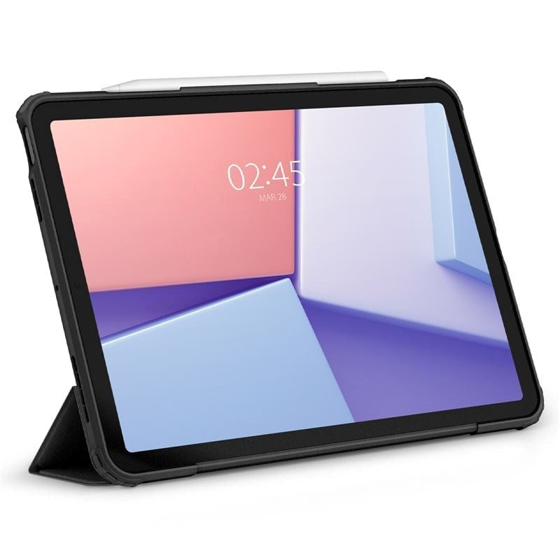 iPad Air 11" (2026 / 2025 / 2024) Spigen Air Skin Pro Läder Flip Fodral - Sort