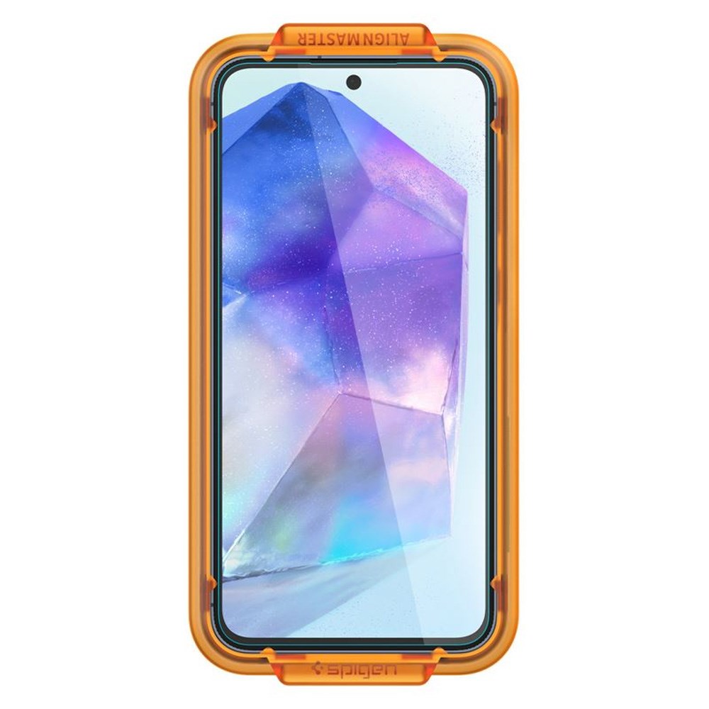 Samsung Galaxy A35 (5G) Spigen AlignMaster Glass tR Skärmskydd - 2 st - Case Friendly - Genomskinlig
