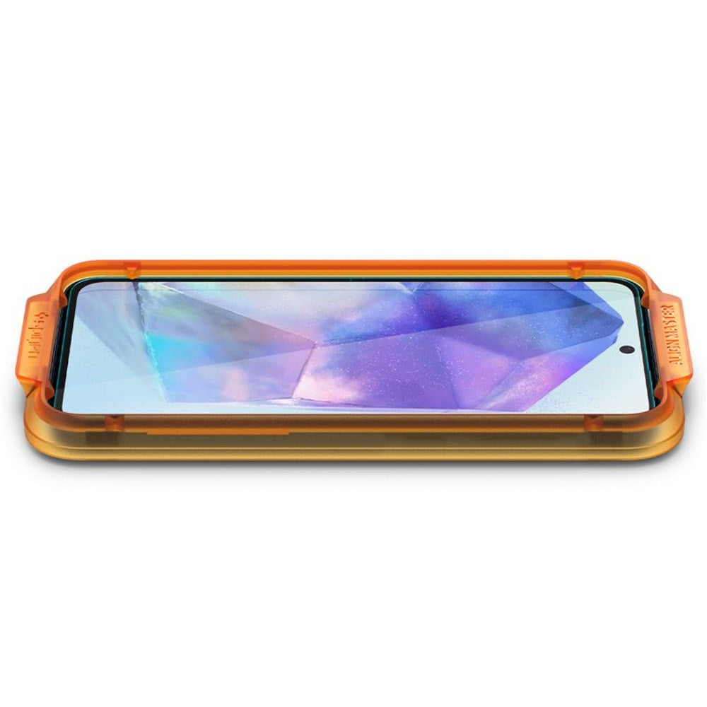 Samsung Galaxy A35 (5G) Spigen AlignMaster Glass tR Skärmskydd - 2 st - Case Friendly - Genomskinlig