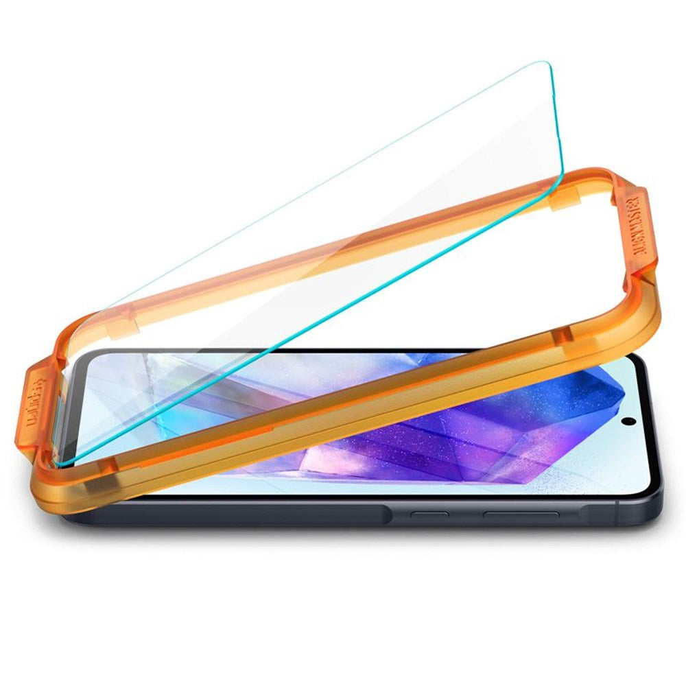 Samsung Galaxy A35 (5G) Spigen AlignMaster Glass tR Skärmskydd - 2 st - Case Friendly - Genomskinlig