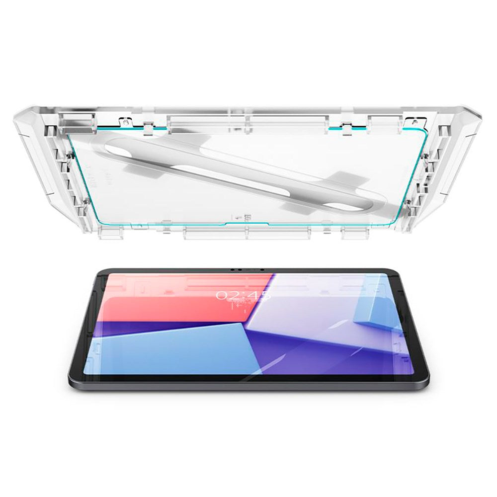 iPad Air 11" (2025 / 2024) Spigen EZ Fit Glas.tR Skärmskydd - Case Friendly - Genomskinlig