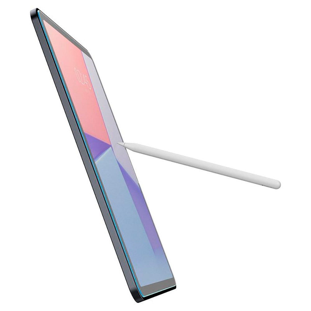 iPad Air 11" (2025 / 2024) Spigen Paper Touch EZ Fit Glas.tR Skärmskydd - Case Friendly - Genomskinlig