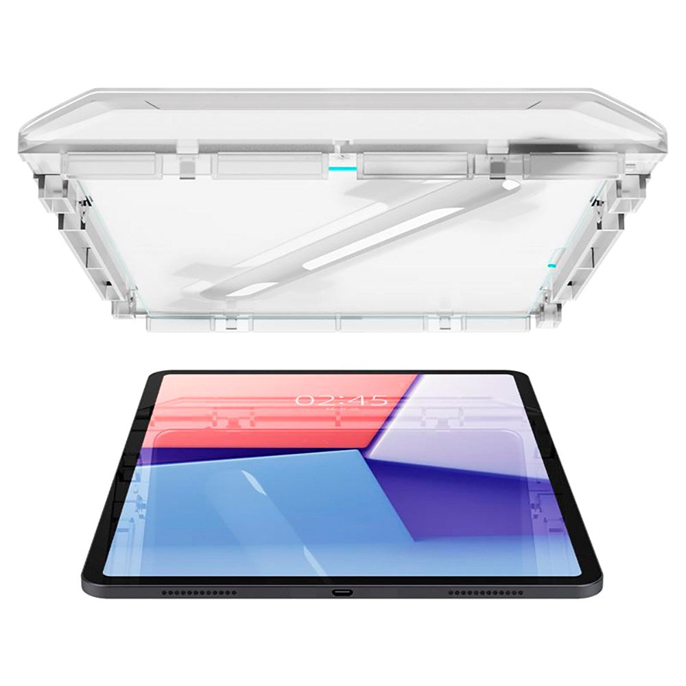 iPad Air 13" (2025 / 2024) Spigen EZ Fit Glas.tR Skärmskydd - Case Friendly - Genomskinlig