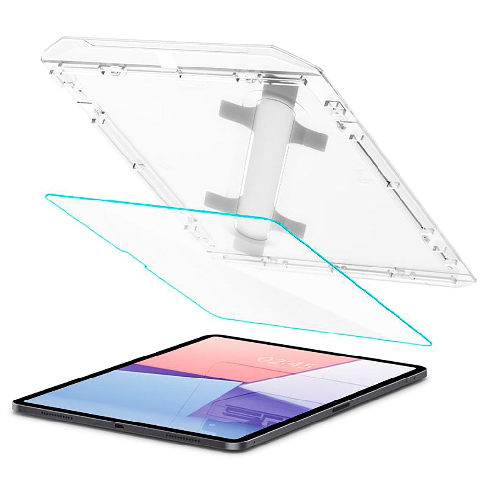 iPad Air 13" (2025 / 2024) Spigen EZ Fit Glas.tR Skärmskydd - Case Friendly - Genomskinlig
