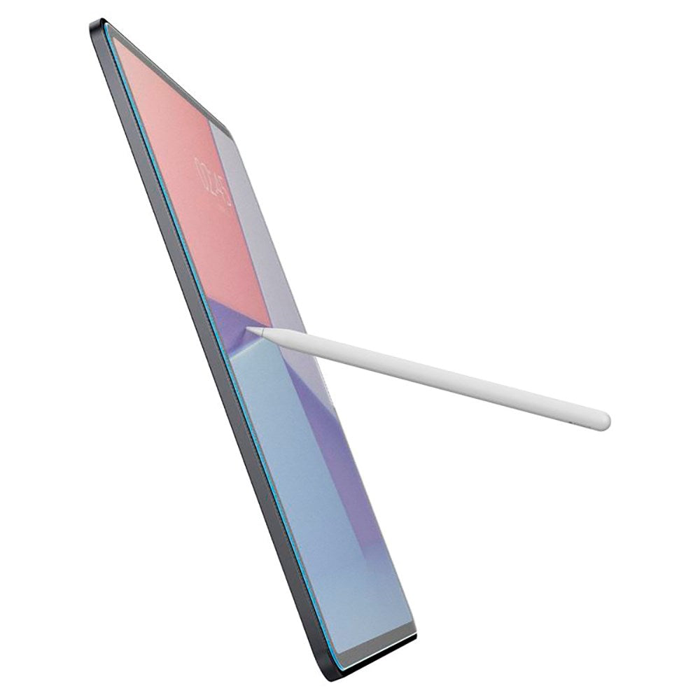 iPad Air 13" (2025 / 2024) Spigen Paper Touch EZ Fit Glas.tR Skärmskydd - Case Friendly - Genomskinlig