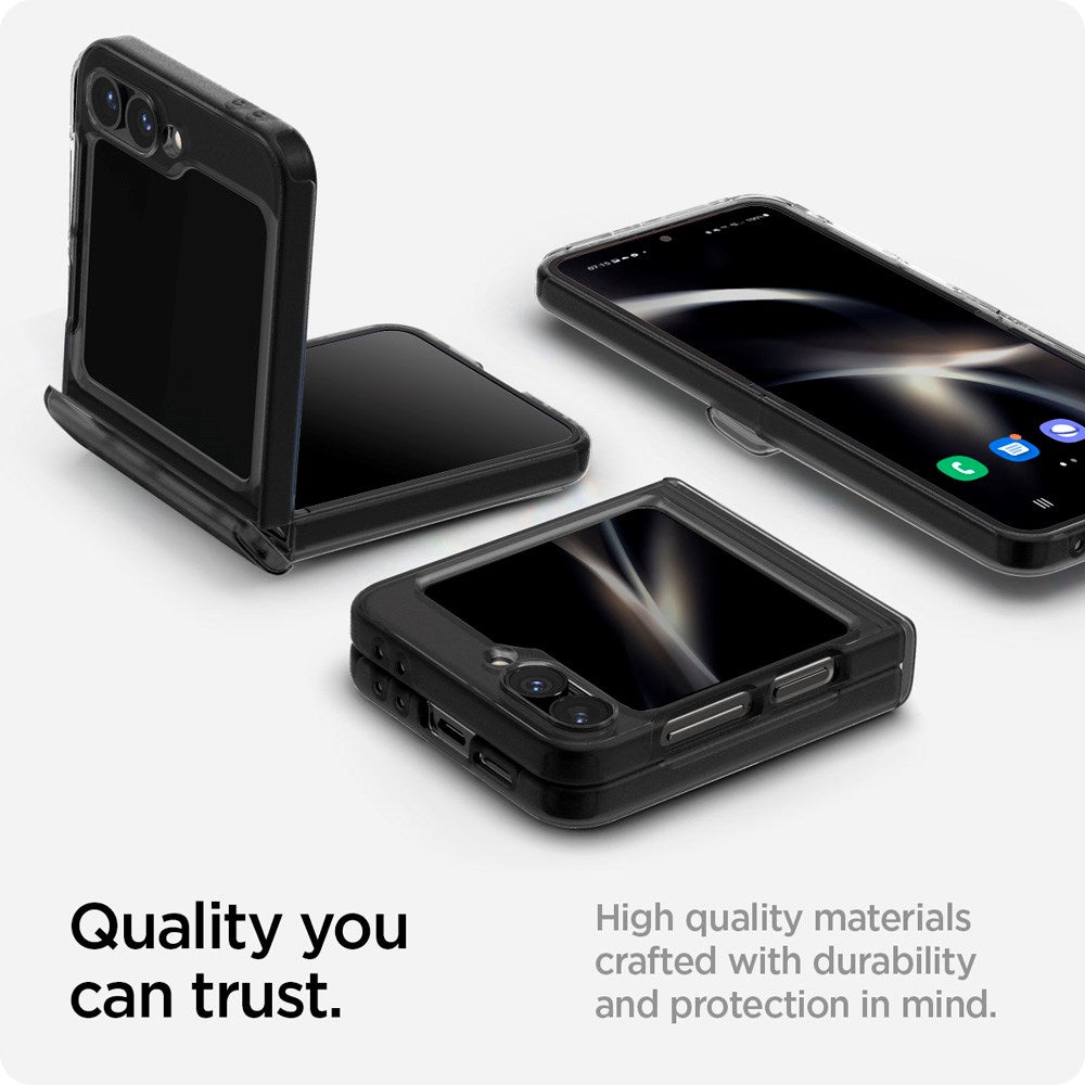 Samsung Galaxy Z Flip7 FE / Flip6 Spigen Ultra Hybrid Pro Skal - Frost Gray