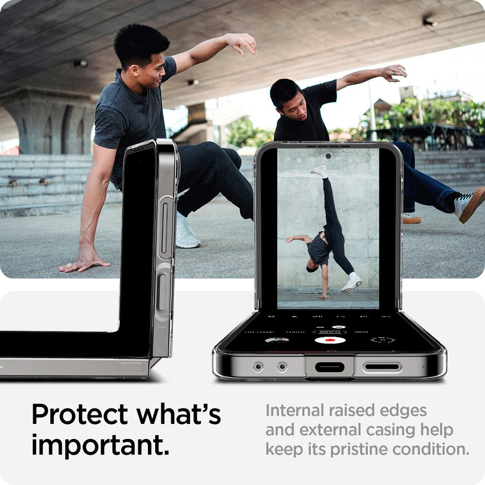 Samsung Galaxy Z Flip7 FE / Flip6 Spigen Air Skin Skal - Zero One