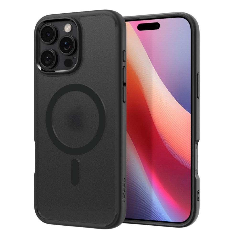 iPhone 16 Pro Spigen Ultra Hybrid Skal - MagSafe Kompatibel - Svart
