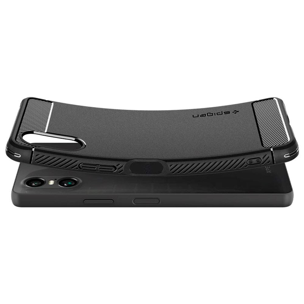 Sony Xperia 10 VI Spigen Rugged Armor Skal - Svart