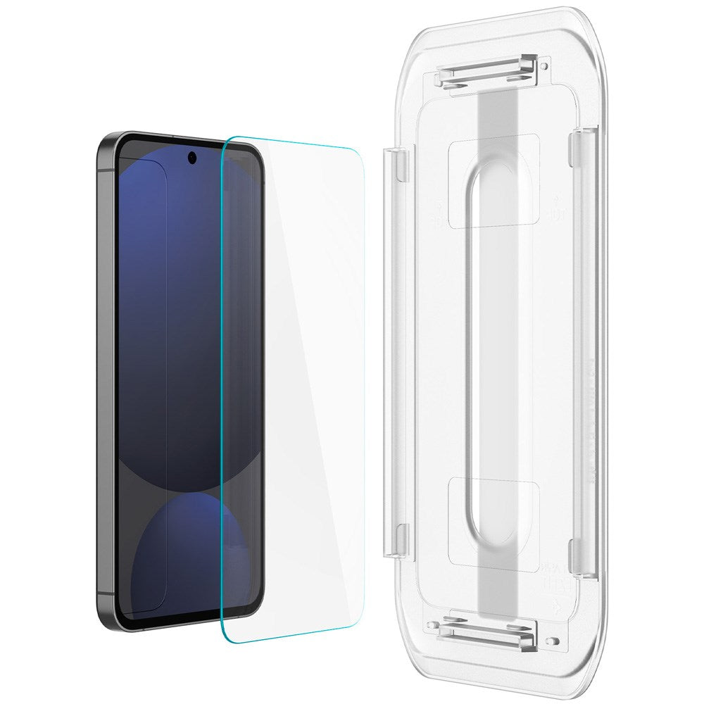 Samsung Galaxy S24 FE / A56 (5G) Spigen EZ Fit Glas.tR Skärmskydd 2. Stk - Case Friendly - Genomskinlig