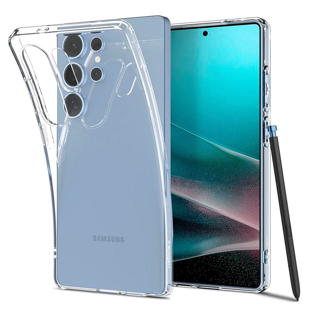 Samsung Galaxy S25 Ultra Spigen Liquid Crystal Skal - Genomskinlig