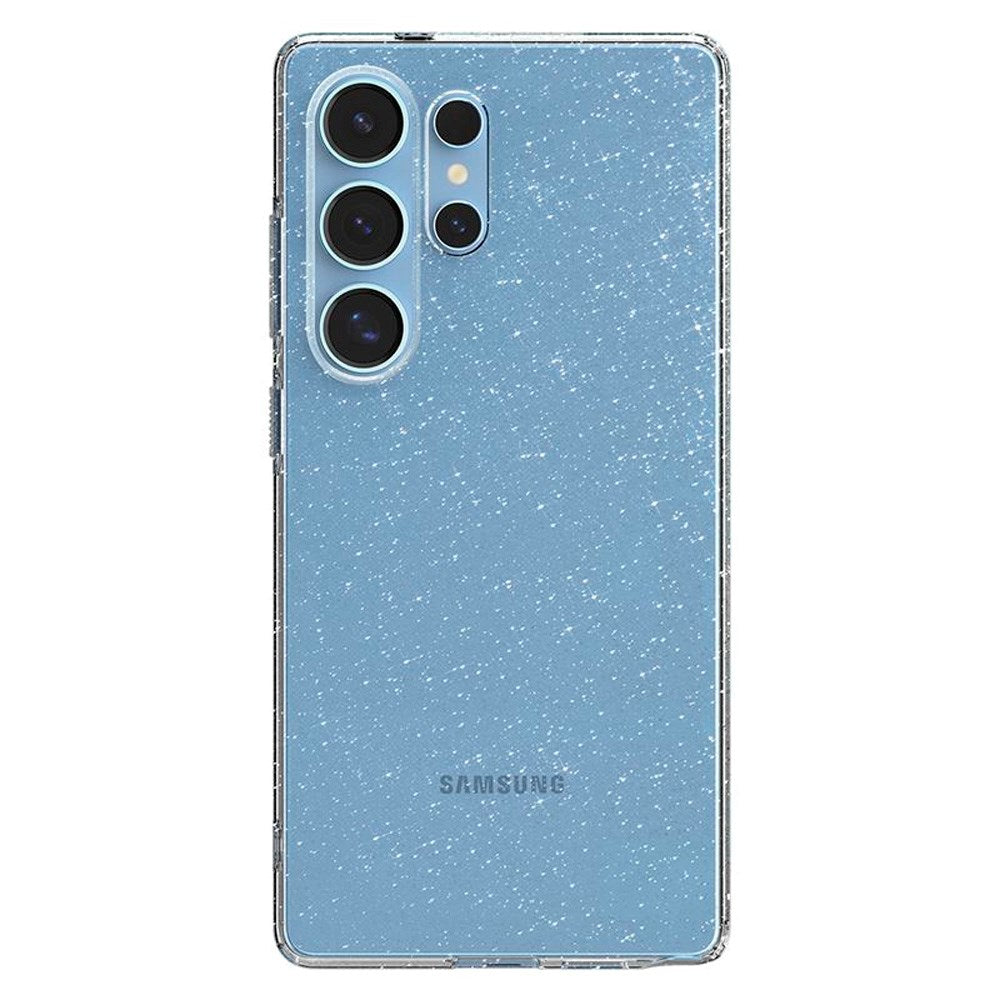 Samsung Galaxy S25 Ultra Spigen Liquid Crystal Glitter Skal - Genomskinlig
